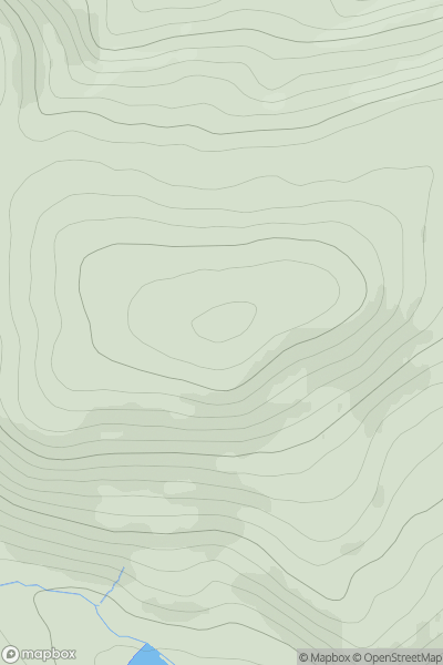 Thumbnail image for Peat Law [The River Tweed to the English Border] showing contour plot for surrounding peak